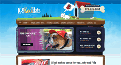 Desktop Screenshot of k9koolhats.com